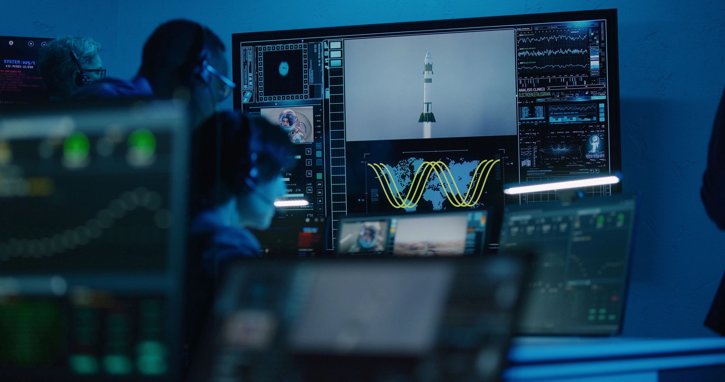 Security operations team monitoring enterprise systems